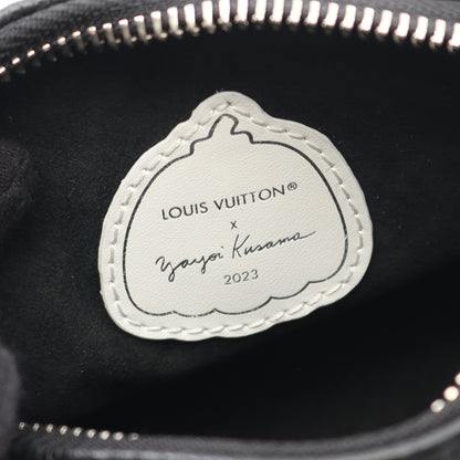LOUIS VUITTON × yayoi kusama ナノスピーディ インフィニティドット ショルダーバッグ PVC レザー ブラック ホワイト 2WAY ルイヴィトン バッグ LOUIS VUITTON