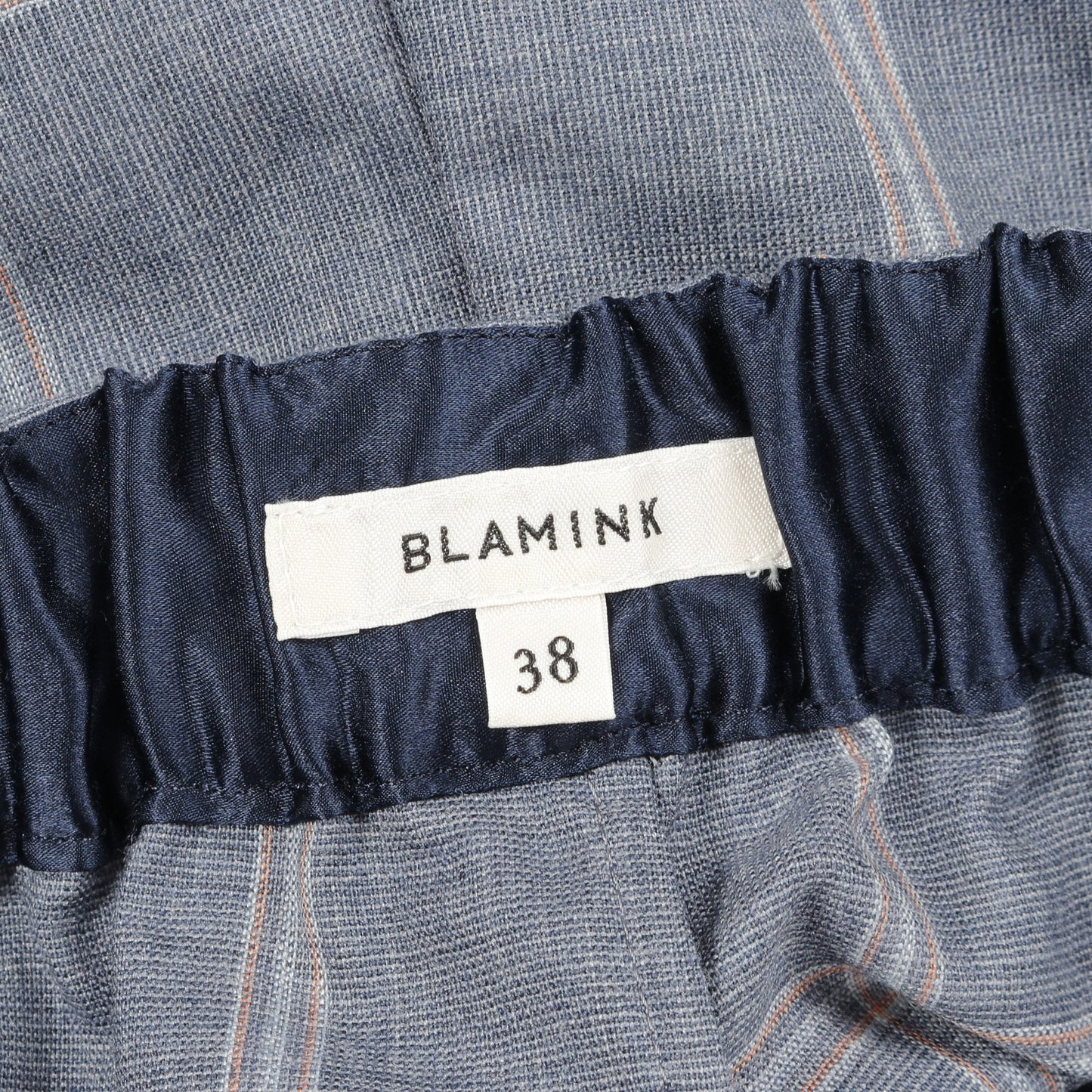 パンツ チェック ウール グレー ブラミンク ボトムス BLAMINK