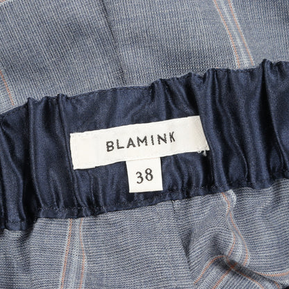 パンツ チェック ウール グレー ブラミンク ボトムス BLAMINK