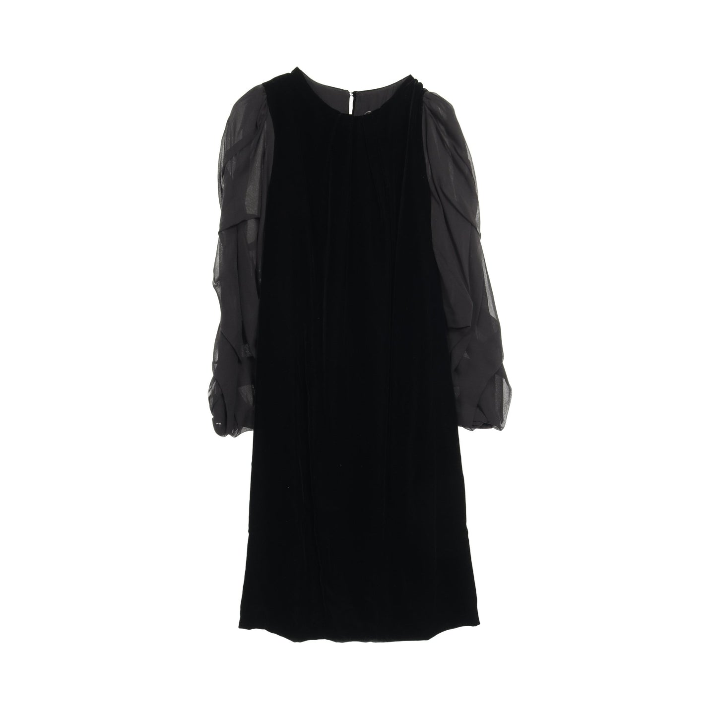 ワンピース 長袖 ビスコース ベロア ブラック マックスマーラ ワンピース Max Mara