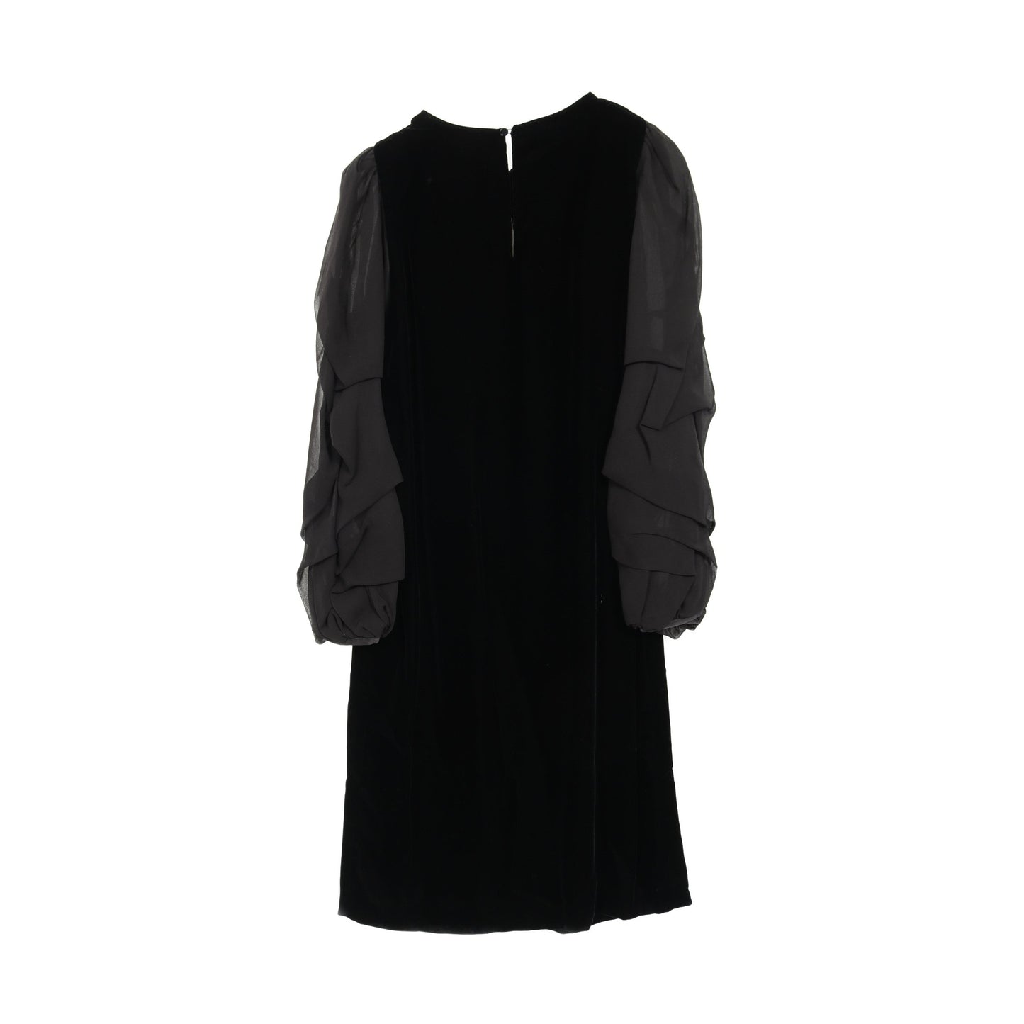 ワンピース 長袖 ビスコース ベロア ブラック マックスマーラ ワンピース Max Mara