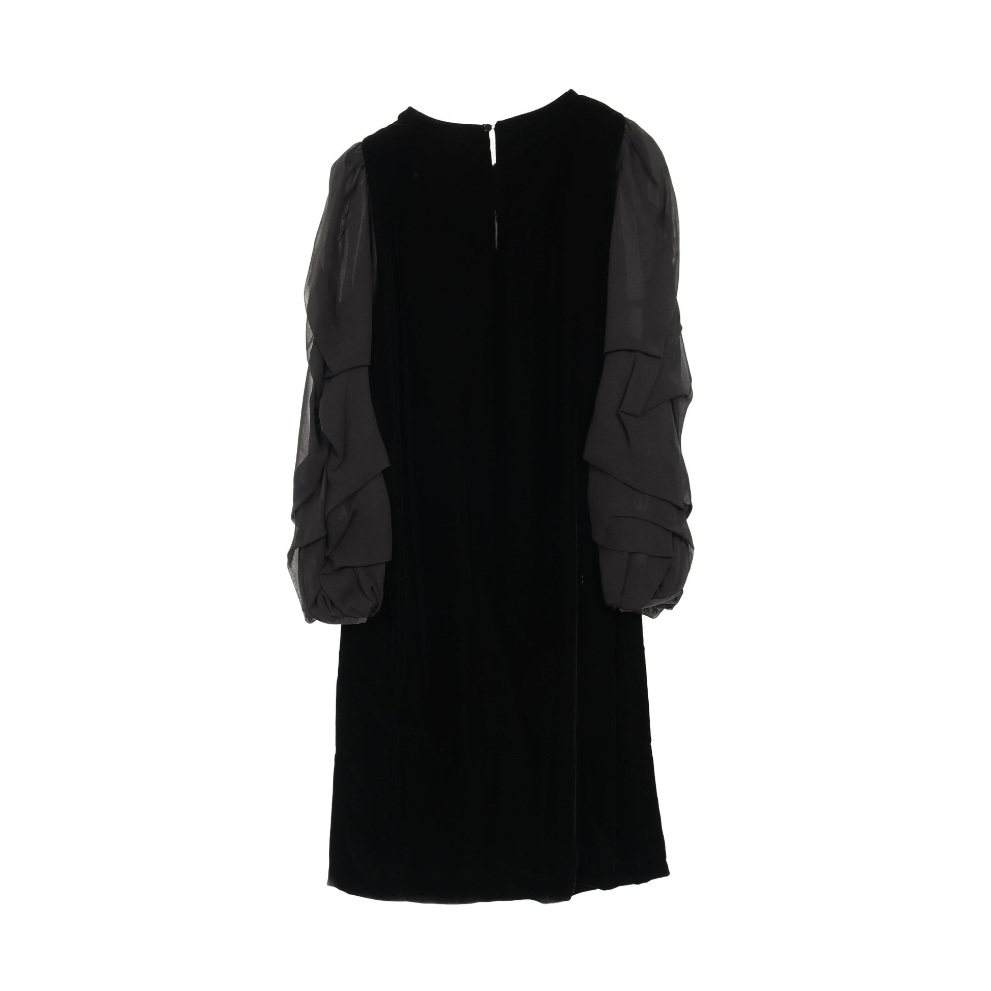ワンピース 長袖 ビスコース ベロア ブラック マックスマーラ ワンピース Max Mara