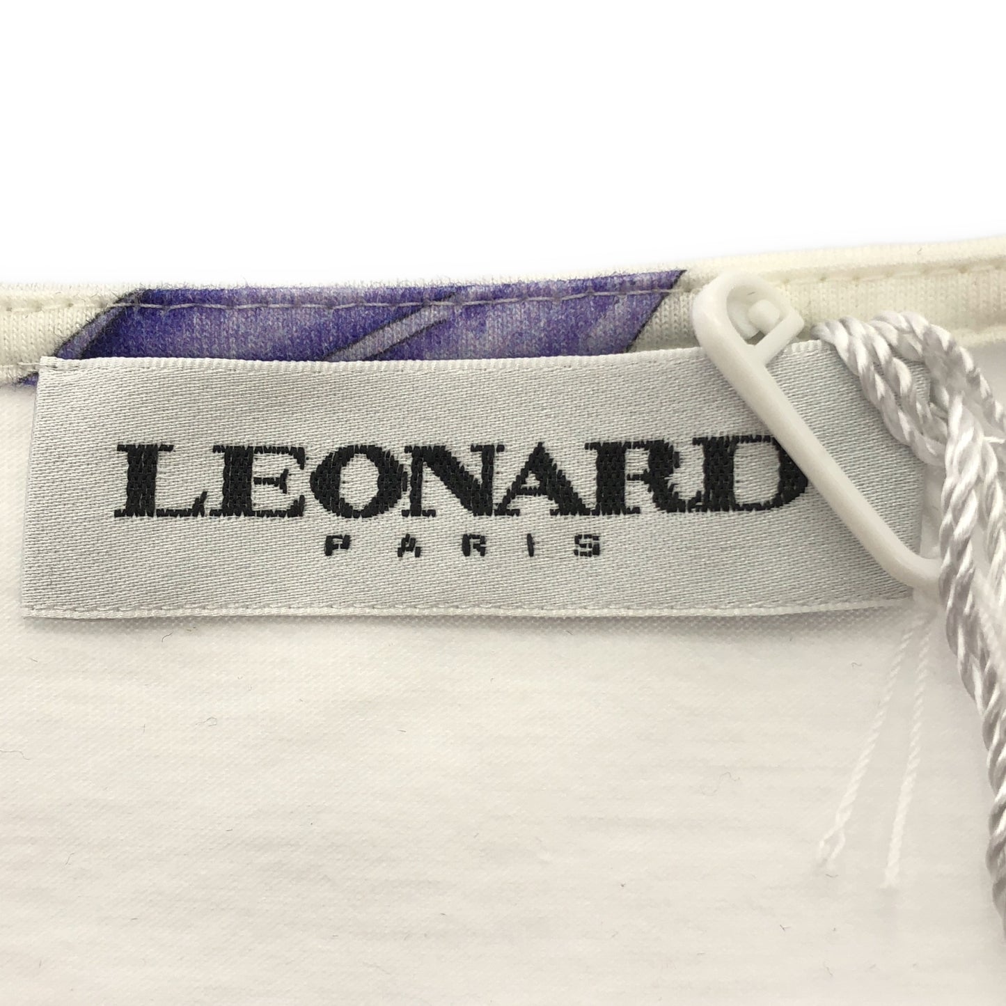 ワンピース ワンピース コットン ホワイト レオナール ワンピース LEONARD