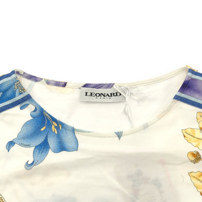 ワンピース ワンピース コットン ホワイト レオナール ワンピース LEONARD