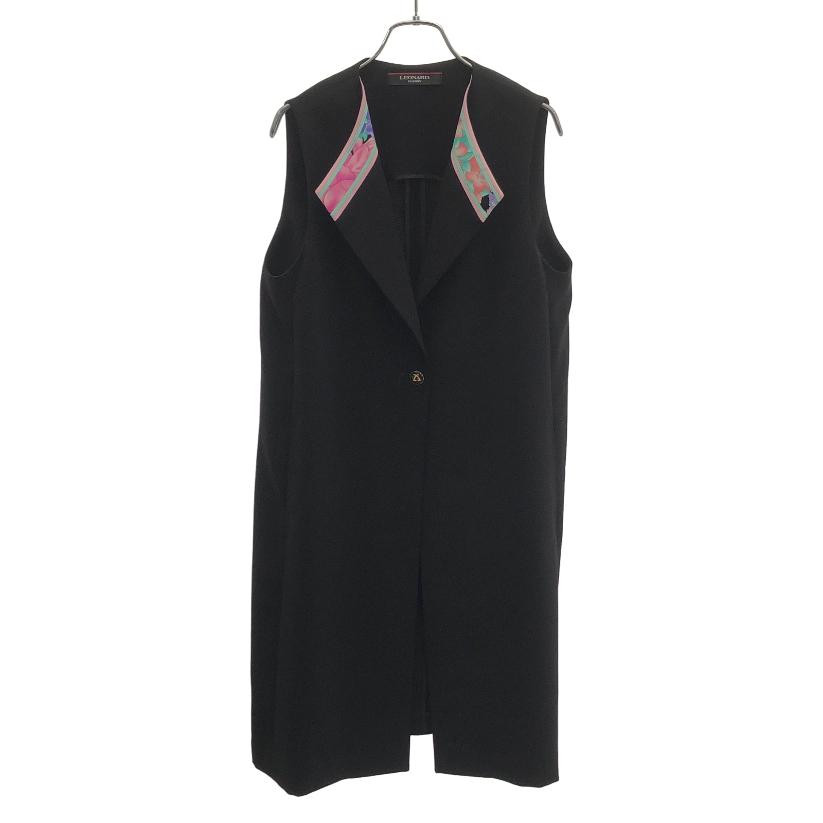 ベスト ベスト ブラック レオナールファッション トップス LEONARD FASHION