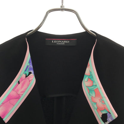 ベスト ベスト ブラック レオナールファッション トップス LEONARD FASHION