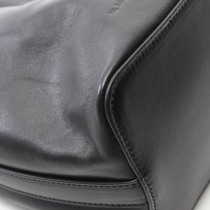 ドローストリング ショルダーバッグ レザー ブラック ジルサンダー バッグ JIL SANDER