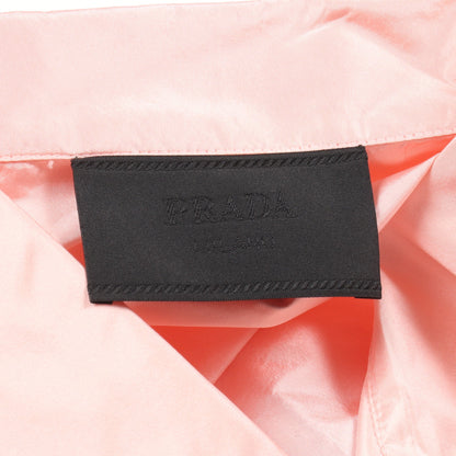 パジャマ シャツ 長袖 シルク ピンク ブラック プラダ トップス PRADA
