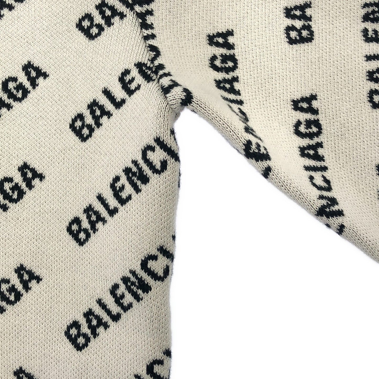 ニット ニット コットン アイボリー バレンシアガ トップス BALENCIAGA