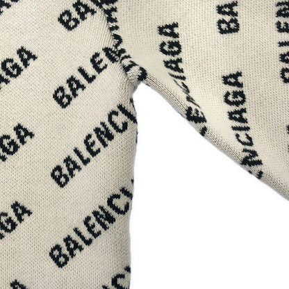 ニット ニット コットン アイボリー バレンシアガ トップス BALENCIAGA