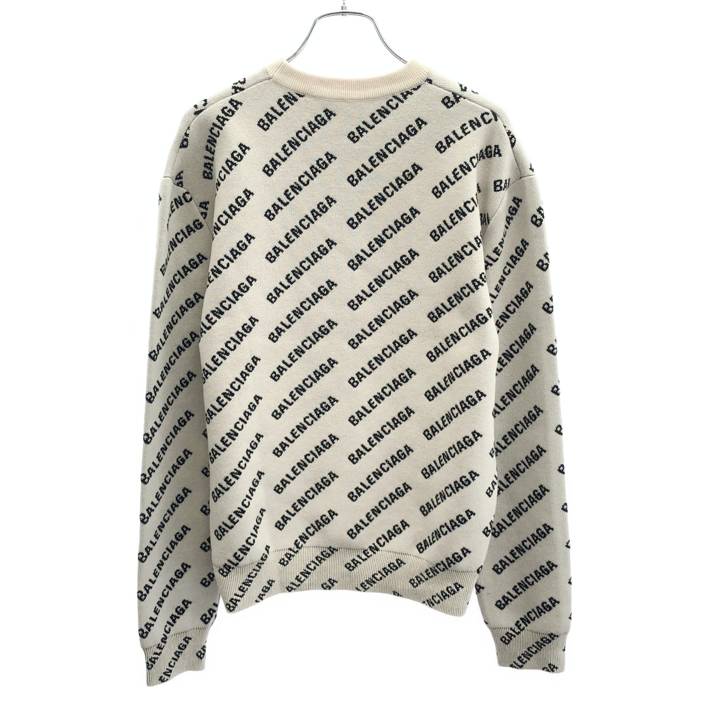 ニット ニット コットン アイボリー バレンシアガ トップス BALENCIAGA