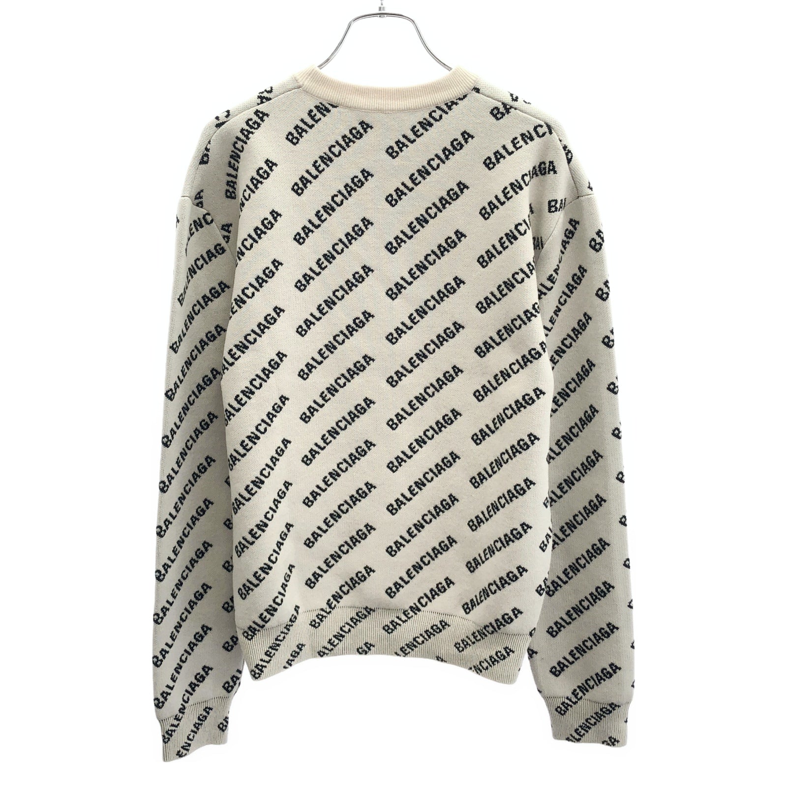 ニット ニット コットン アイボリー バレンシアガ トップス BALENCIAGA