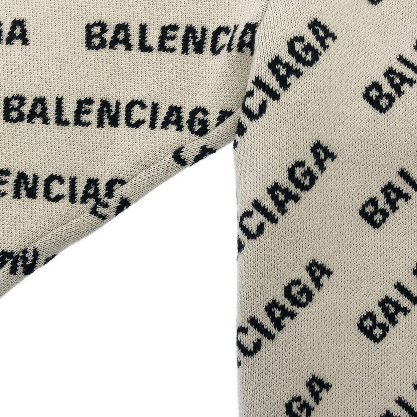ニット ニット コットン アイボリー バレンシアガ トップス BALENCIAGA