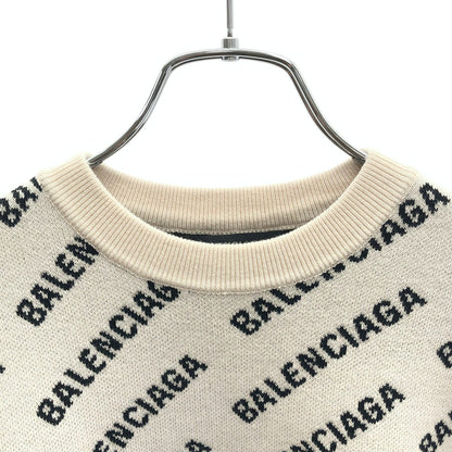 ニット ニット コットン アイボリー バレンシアガ トップス BALENCIAGA