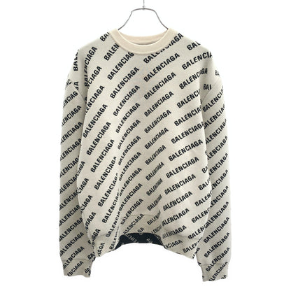 ニット ニット コットン アイボリー バレンシアガ トップス BALENCIAGA