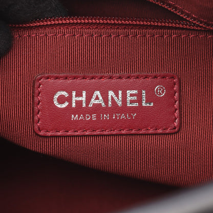 マトラッセ チェーンショルダーバッグ ラムスキン ブラック シルバー金具 シャネル バッグ CHANEL