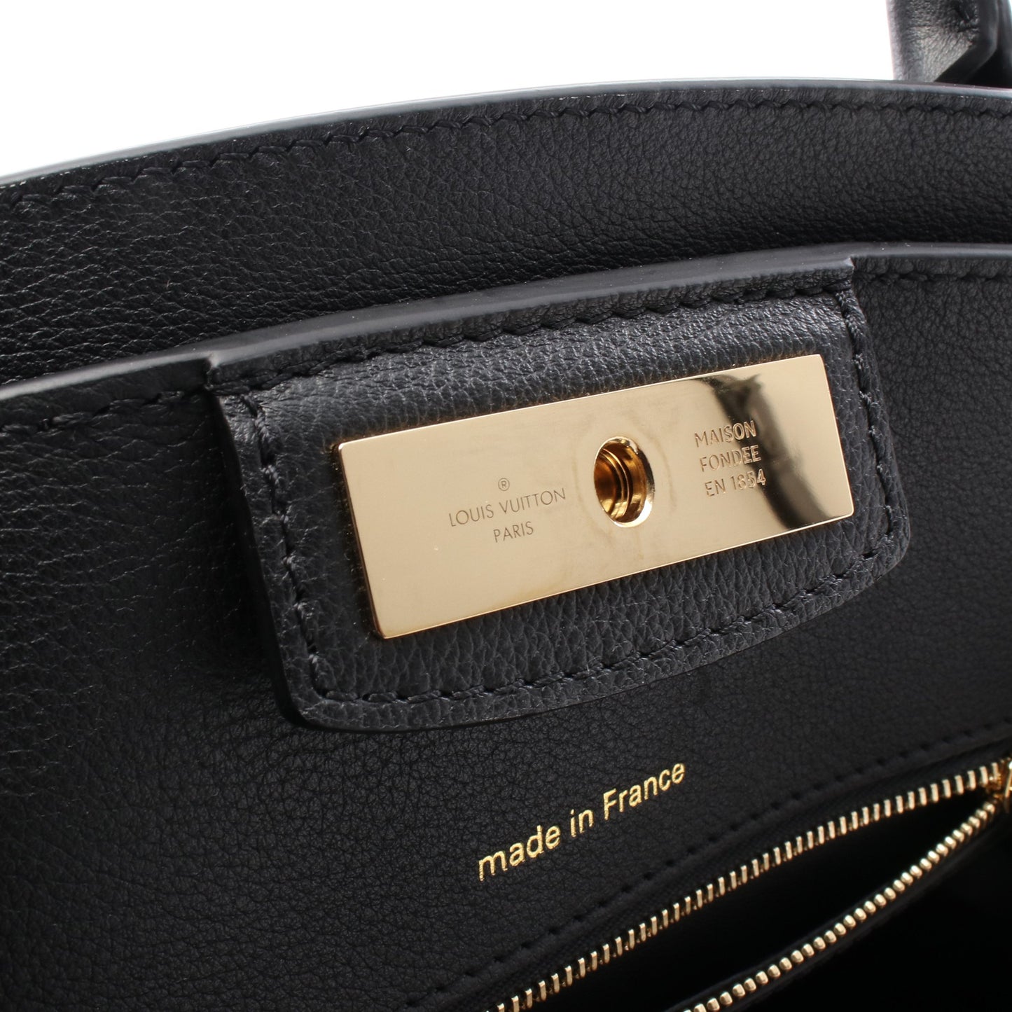 スティーマーMM ノワール ハンドバッグ レザー ブラック 2WAY ルイヴィトン バッグ LOUIS VUITTON