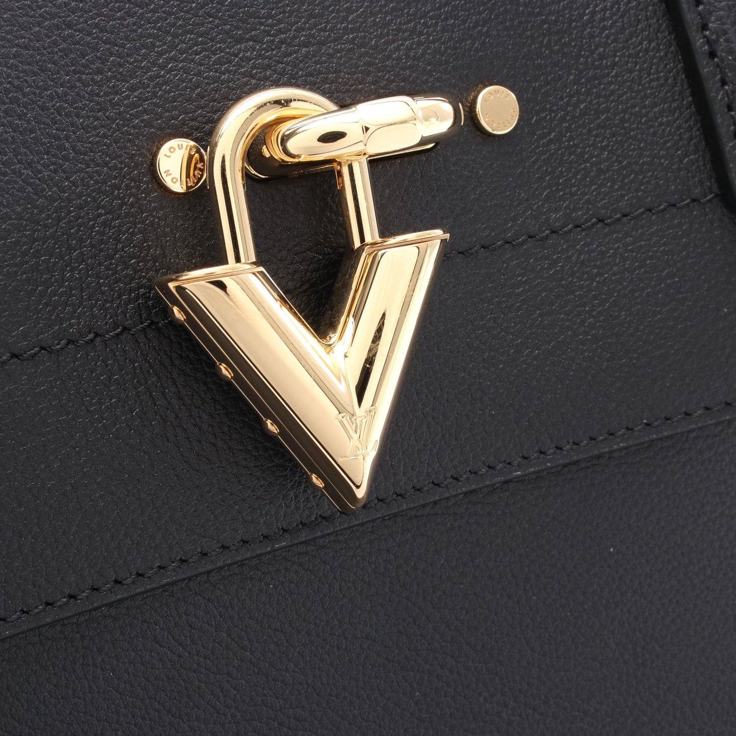 スティーマーMM ノワール ハンドバッグ レザー ブラック 2WAY ルイヴィトン バッグ LOUIS VUITTON