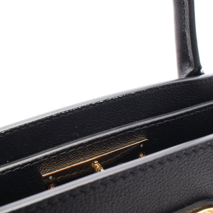 スティーマーMM ノワール ハンドバッグ レザー ブラック 2WAY ルイヴィトン バッグ LOUIS VUITTON