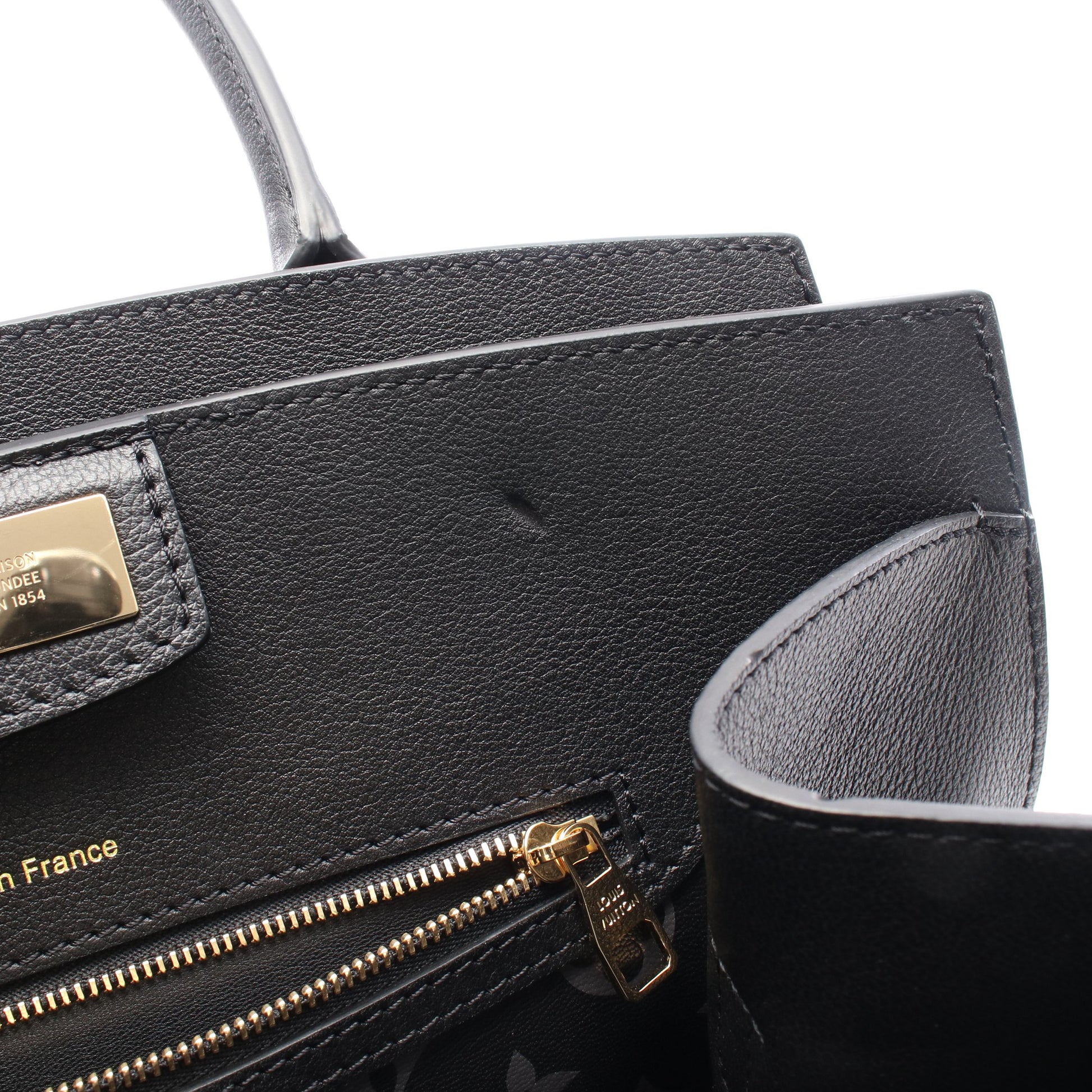 スティーマーMM ノワール ハンドバッグ レザー ブラック 2WAY ルイヴィトン バッグ LOUIS VUITTON