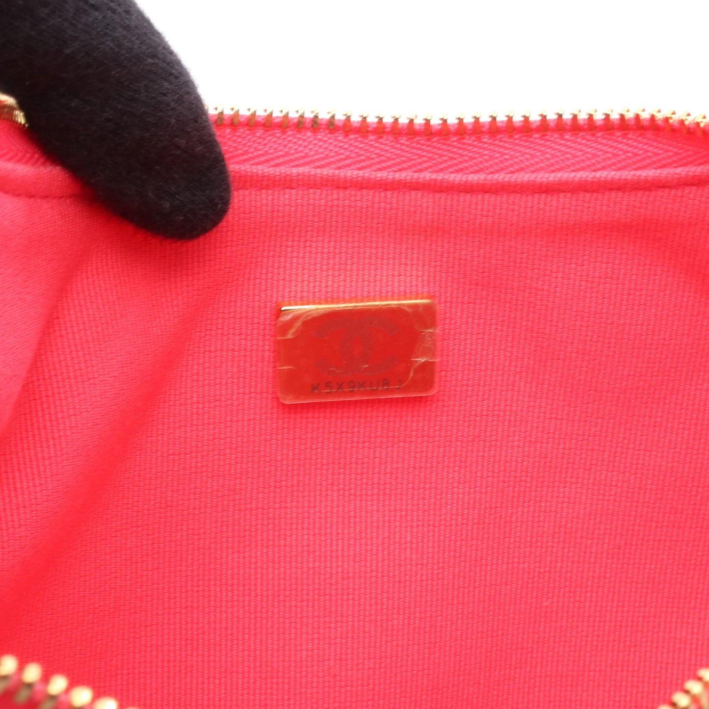 マトラッセ ハーフムーン チェーンショルダーバッグ レザー ピンク ゴールド金具 シャネル バッグ CHANEL