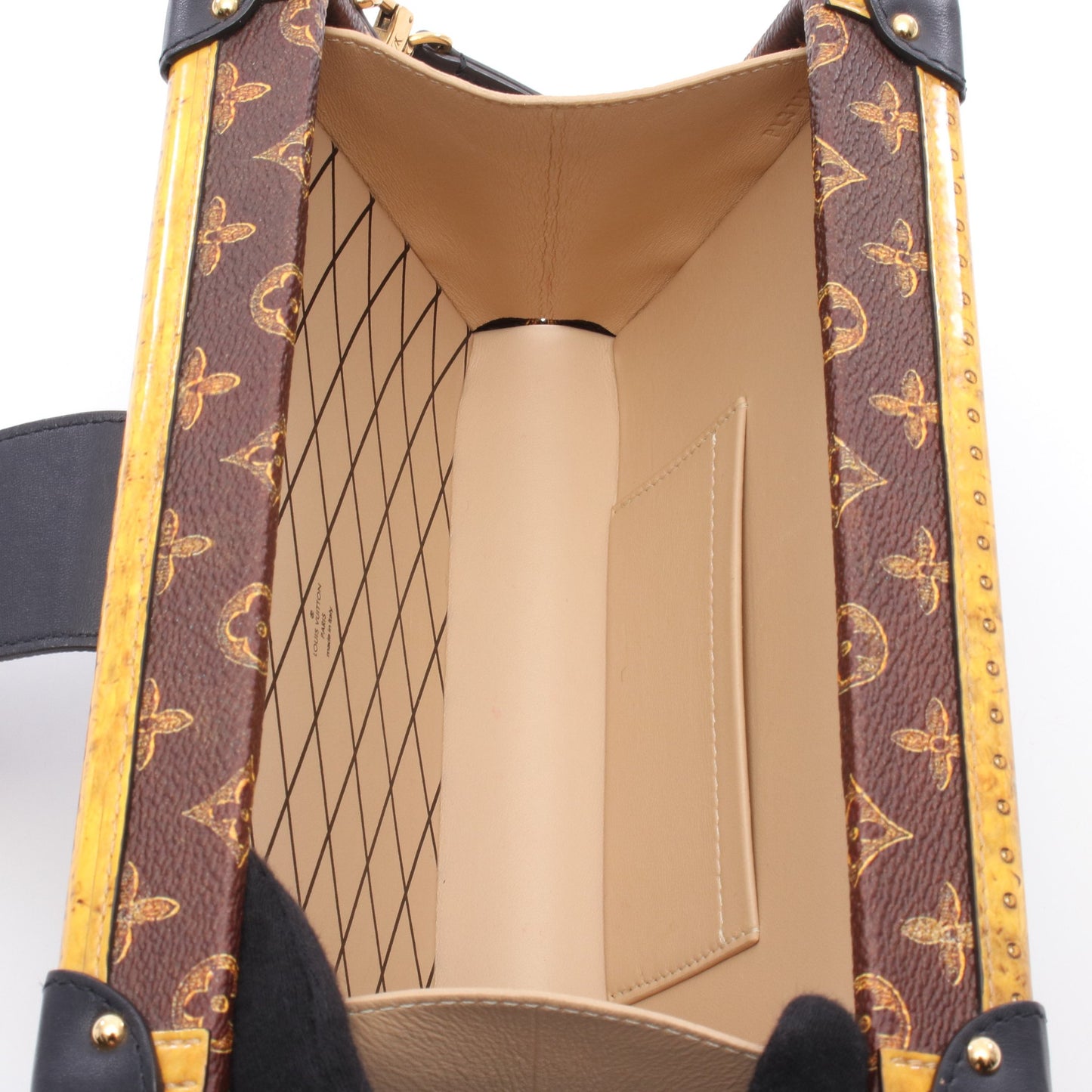 プティット マル ショルダーバッグ PVC レザー グレー ブラウン マルチカラー ルイヴィトン バッグ LOUIS VUITTON