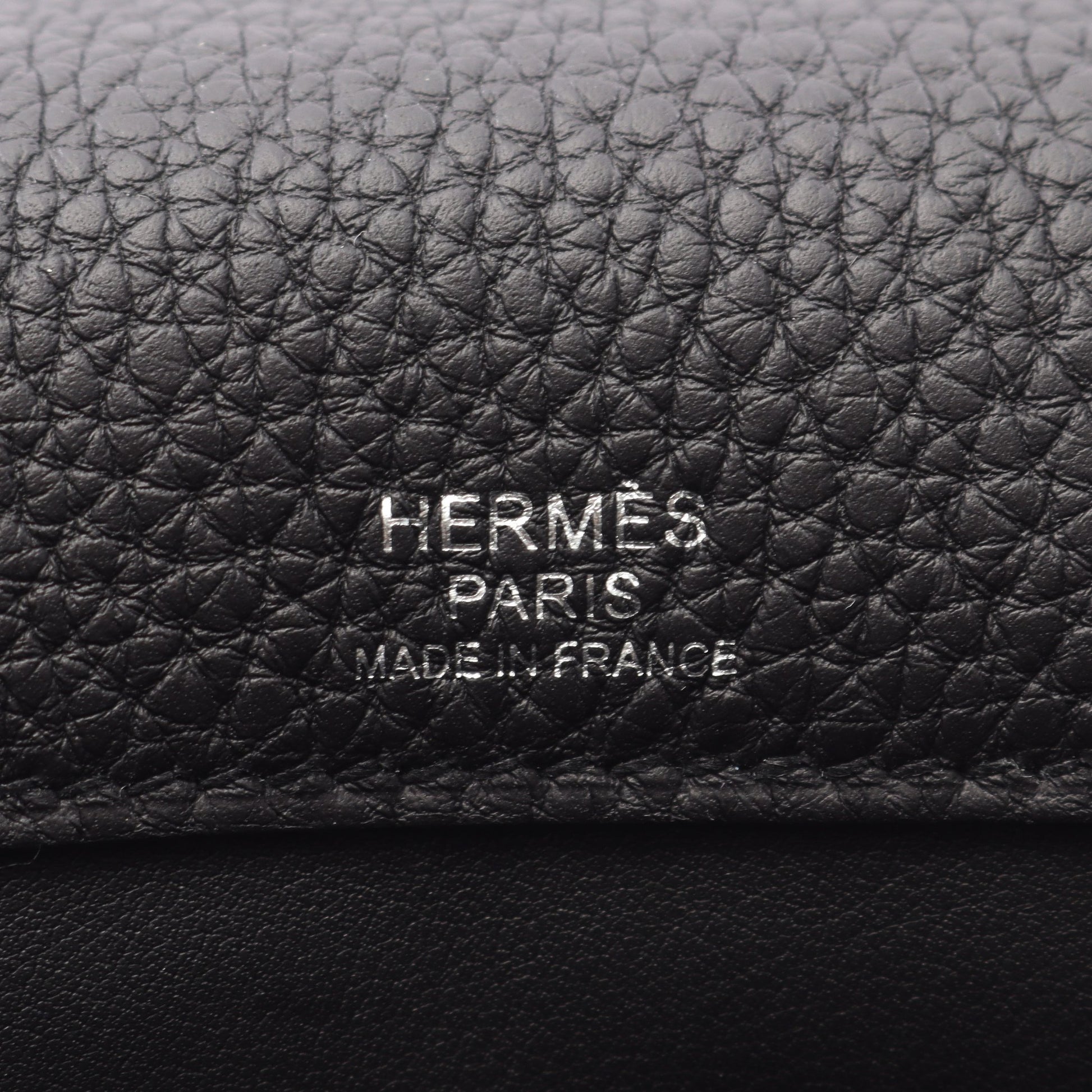 サックアデペッシュ29 ショルダーバッグ トゴ ブラック シルバー金具 B刻印 エルメス バッグ HERMES