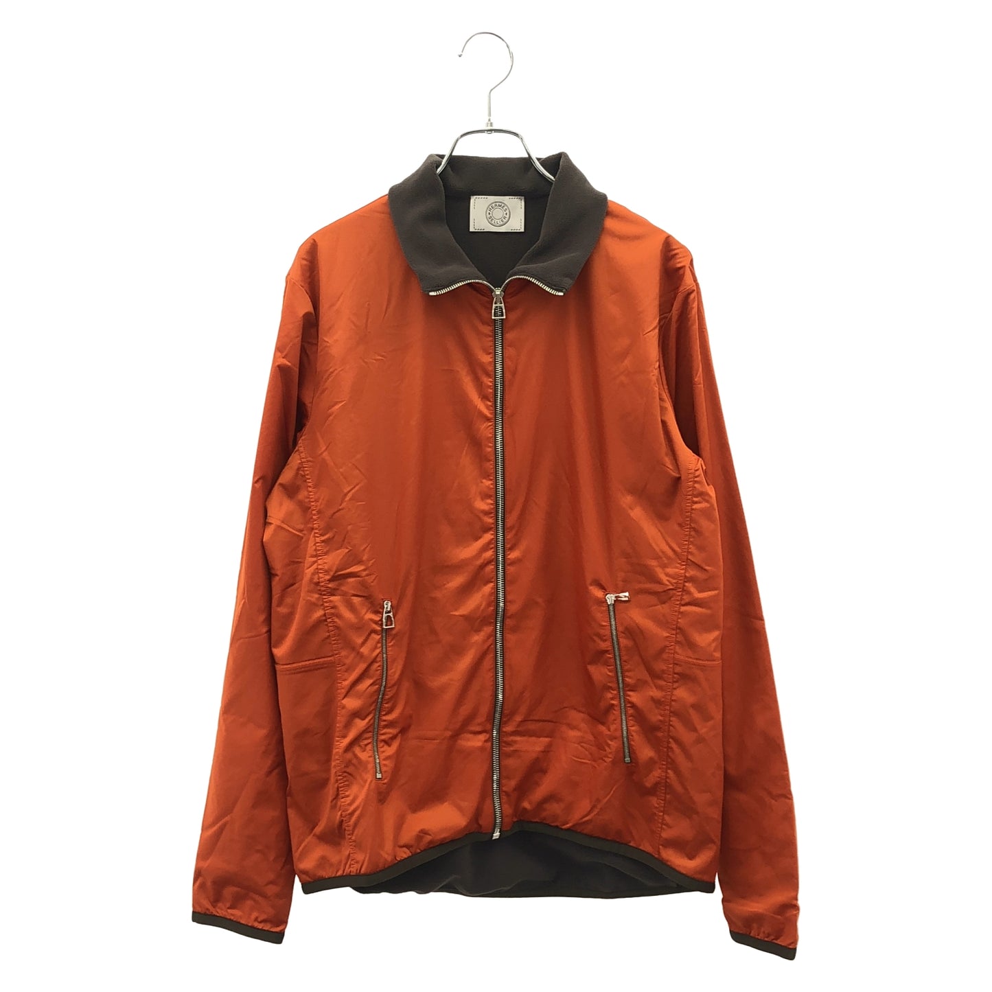 ジップアップブルゾン ブルゾン ナイロン オレンジ エルメス – RECLO 