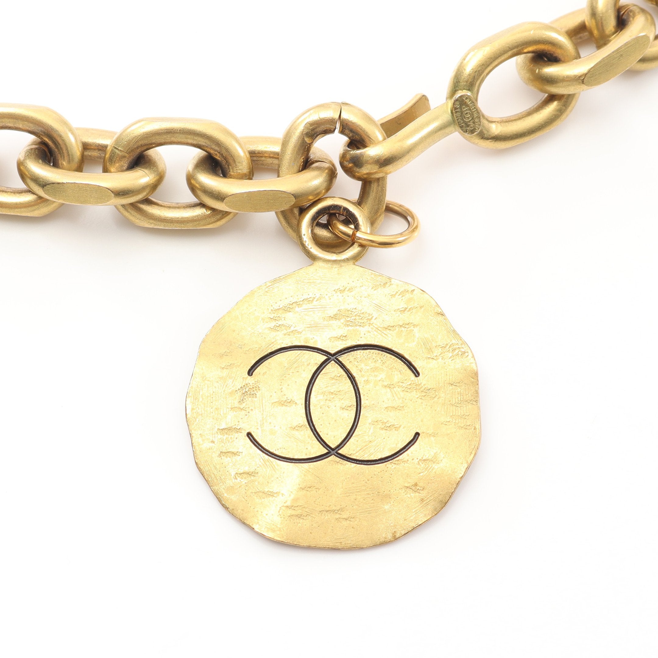 ココマーク チェーン ベルト GP ゴールド 94P シャネル – RECLO