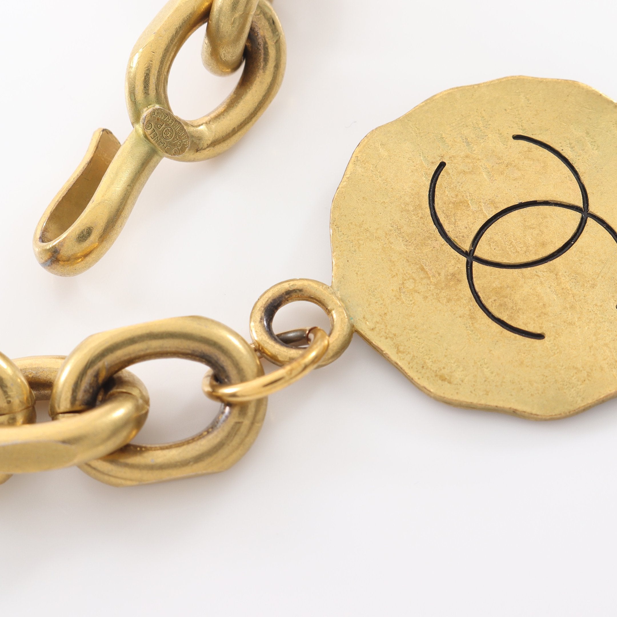 ココマーク チェーン ベルト GP ゴールド 94P シャネル – RECLO