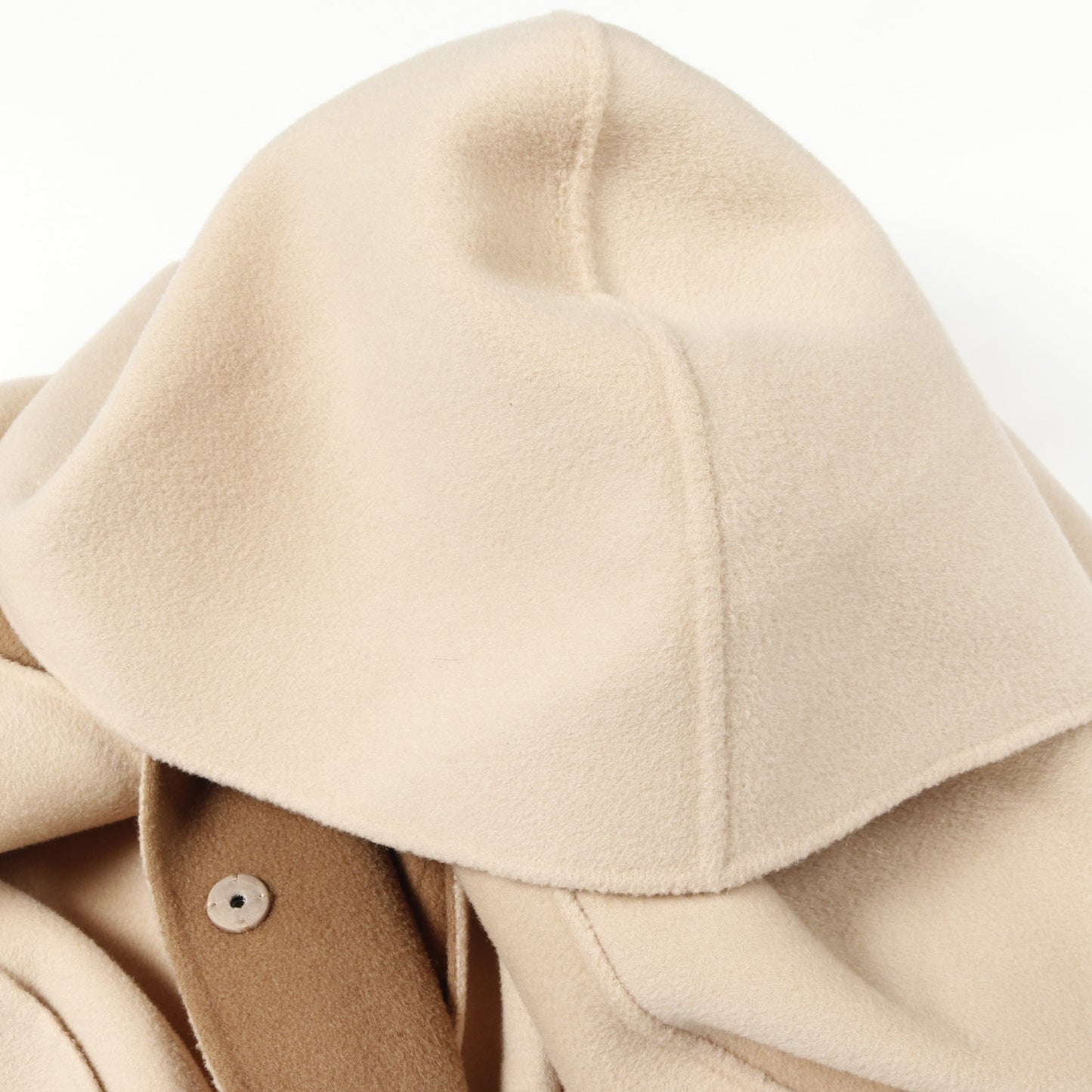 MAGNO リバーシブル コート ウール ベージュ ブラウン フード付き マックスマーラウィークエンド アウター Max Mara Weekend