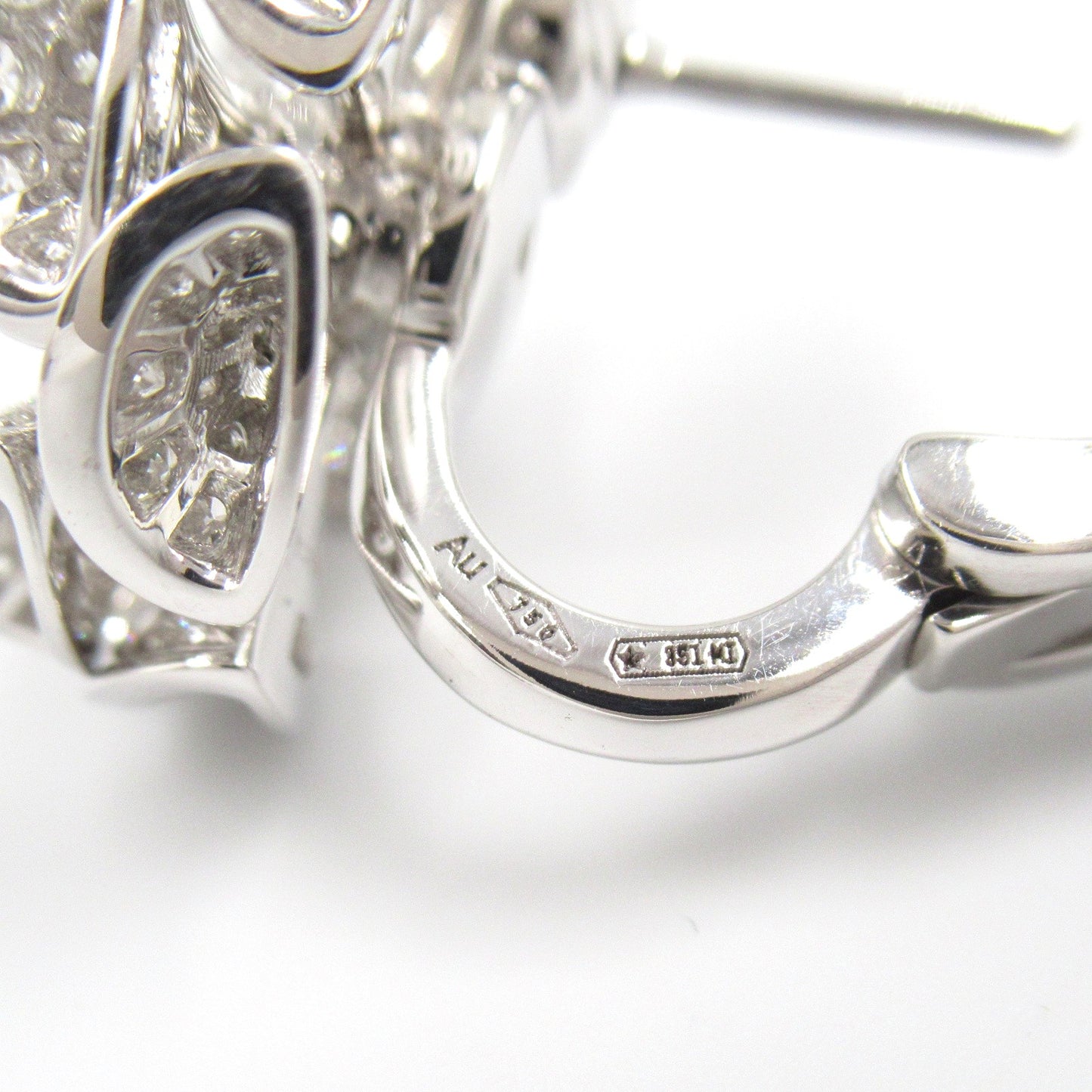 ディーヴァドリームピアス ダイヤ ピアス K18WG（ホワイトゴールド） ダイヤモンド クリア ブルガリ アクセサリー BVLGARI