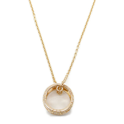オープンパレンテシ ダイヤ ネックレス ネックレス K18PG（ピンクゴールド） ダイヤモンド クリア ブルガリ アクセサリー BVLGARI