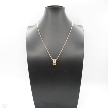 オープンパレンテシ ダイヤ ネックレス ネックレス K18PG（ピンクゴールド） ダイヤモンド クリア ブルガリ アクセサリー BVLGARI