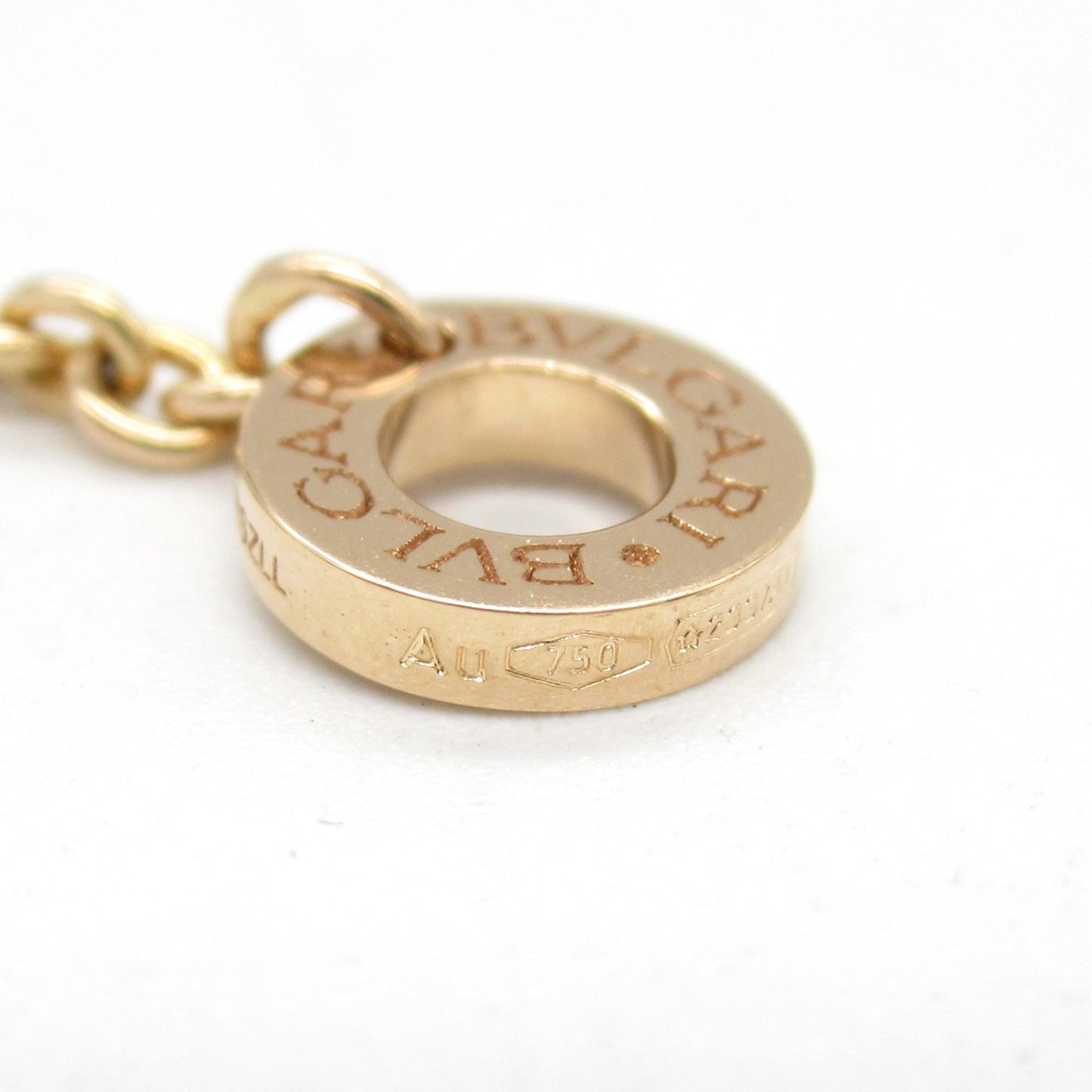 オープンパレンテシ ダイヤ ネックレス ネックレス K18PG（ピンクゴールド） ダイヤモンド クリア ブルガリ アクセサリー BVLGARI