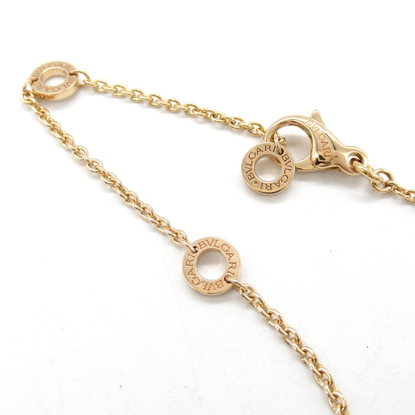 オープンパレンテシ ダイヤ ネックレス ネックレス K18PG（ピンクゴールド） ダイヤモンド クリア ブルガリ アクセサリー BVLGARI