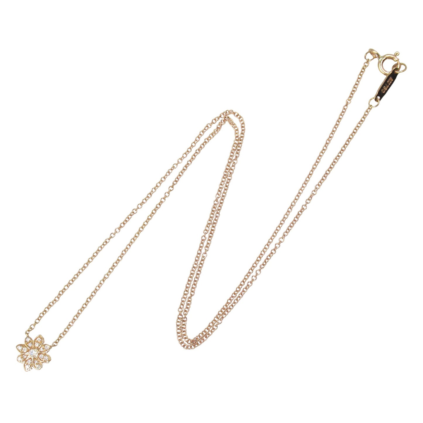 エンチャント ネックレス ダイヤ ネックレス K18PG（ピンクゴールド） ダイヤモンド クリア ティファニー アクセサリー TIFFANY & Co.