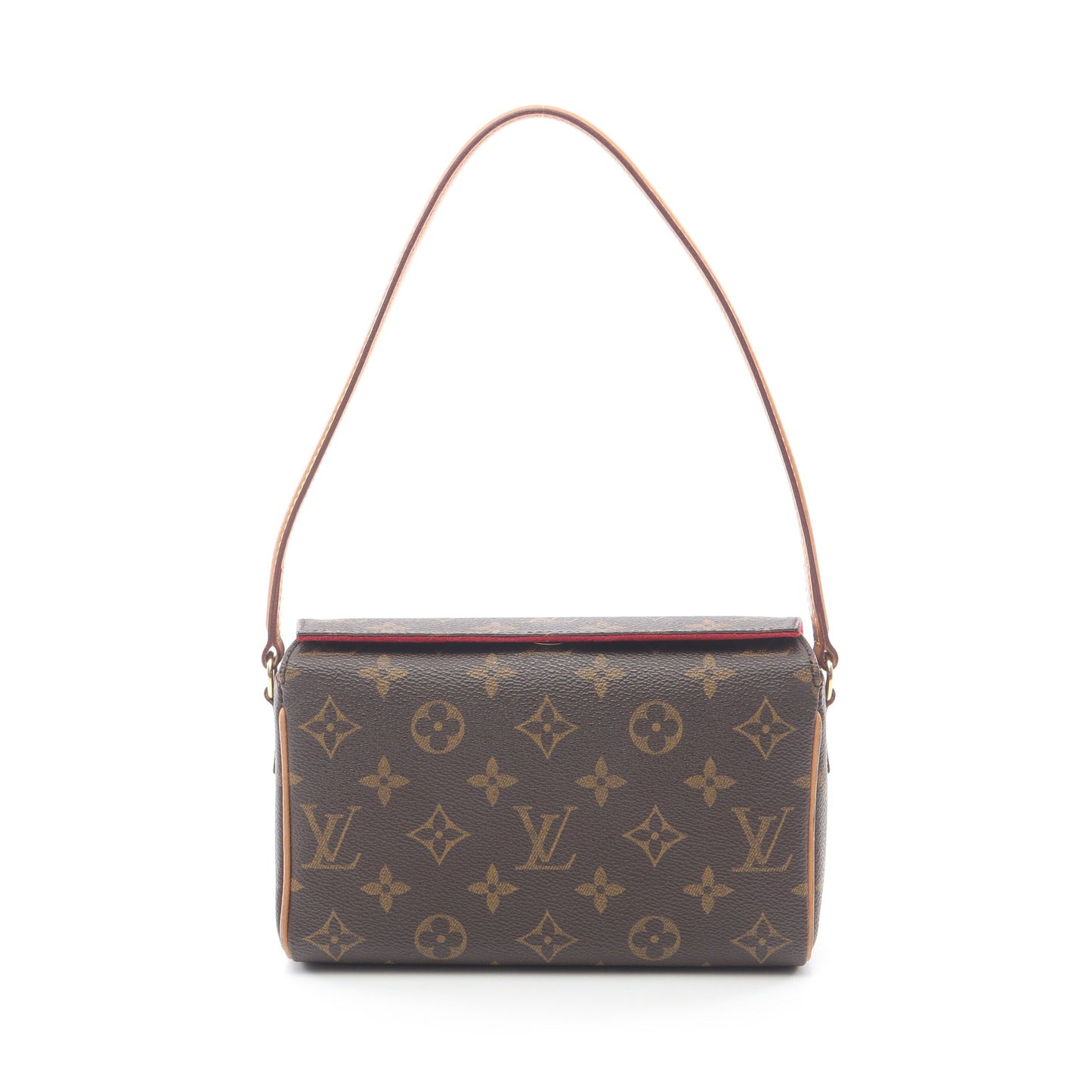 レシタル モノグラム ハンドバッグ PVC レザー ブラウン ルイヴィトン バッグ LOUIS VUITTON
