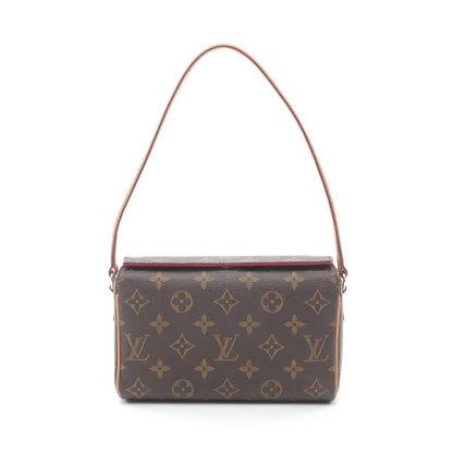 レシタル モノグラム ハンドバッグ PVC レザー ブラウン ルイヴィトン バッグ LOUIS VUITTON