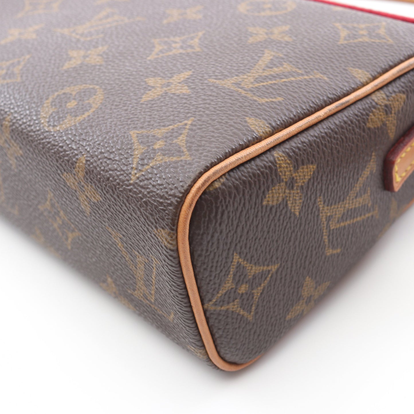 レシタル モノグラム ハンドバッグ PVC レザー ブラウン ルイヴィトン バッグ LOUIS VUITTON
