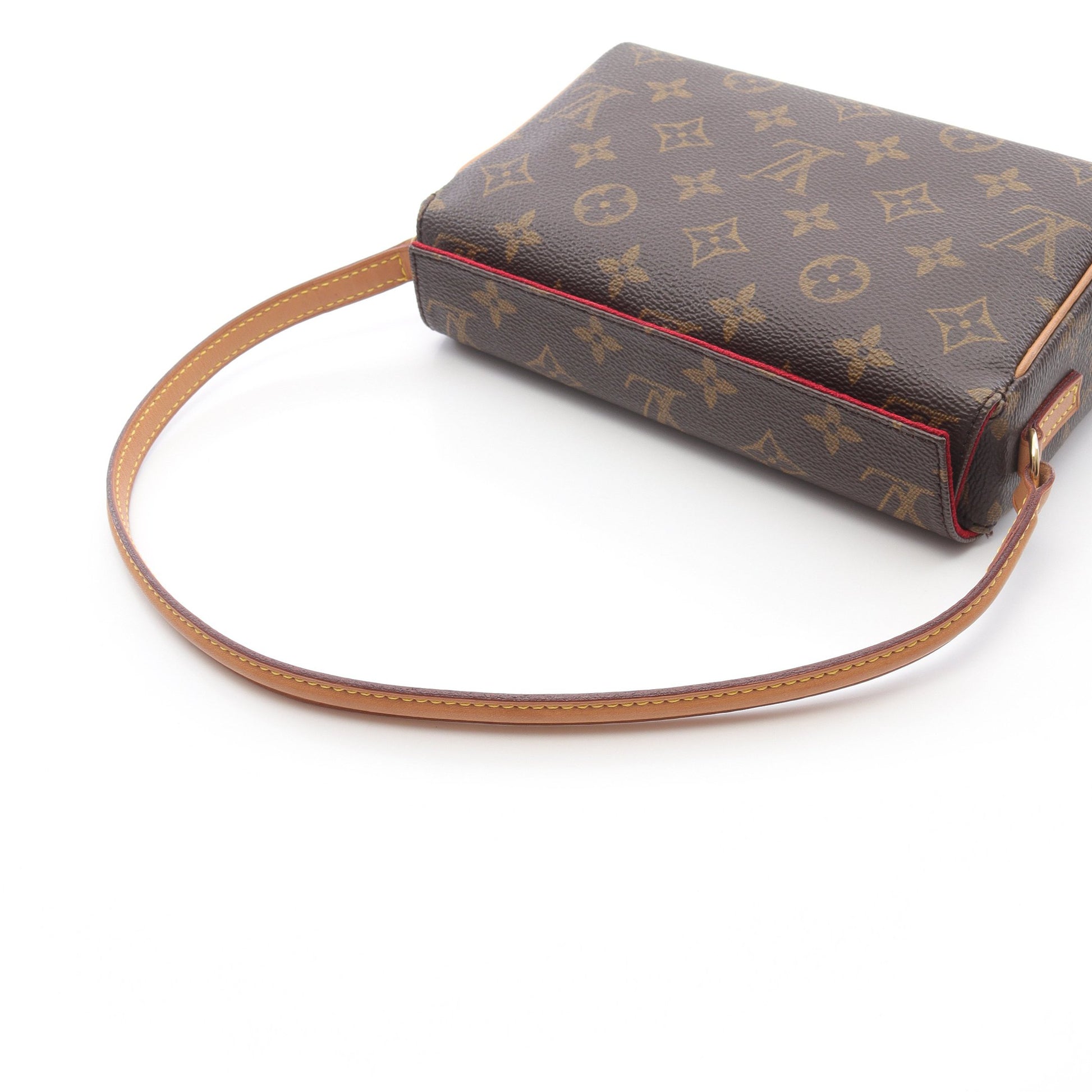 レシタル モノグラム ハンドバッグ PVC レザー ブラウン ルイヴィトン バッグ LOUIS VUITTON