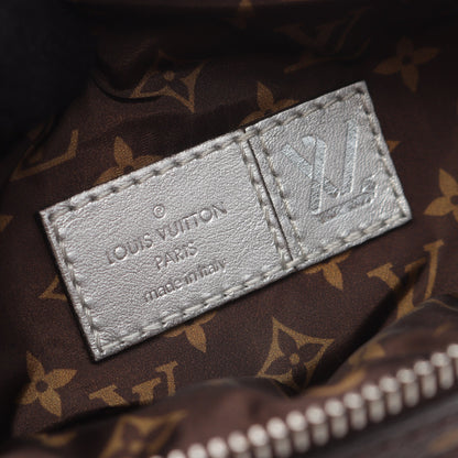 マキシ バムバッグ LVピロー ボディバッグ ウエストバッグ ナイロン PVC シルバー ブラウン ルイヴィトン バッグ LOUIS VUITTON