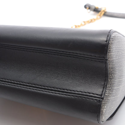 ツイストMM チェーンショルダーバッグ レザー ブラック グレー ルイヴィトン バッグ LOUIS VUITTON