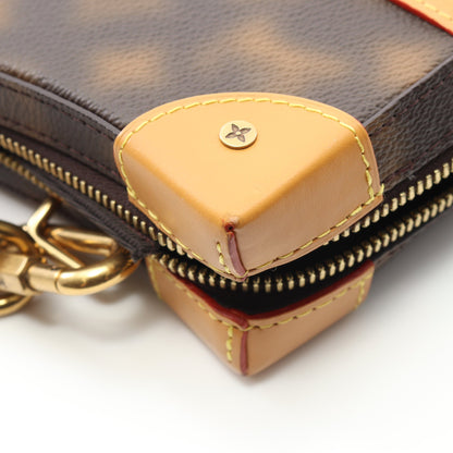 ソフトトランク ディス イズ ノットモノグラム ショルダーバッグ PVC レザー ブラウン ルイヴィトン バッグ LOUIS VUITTON