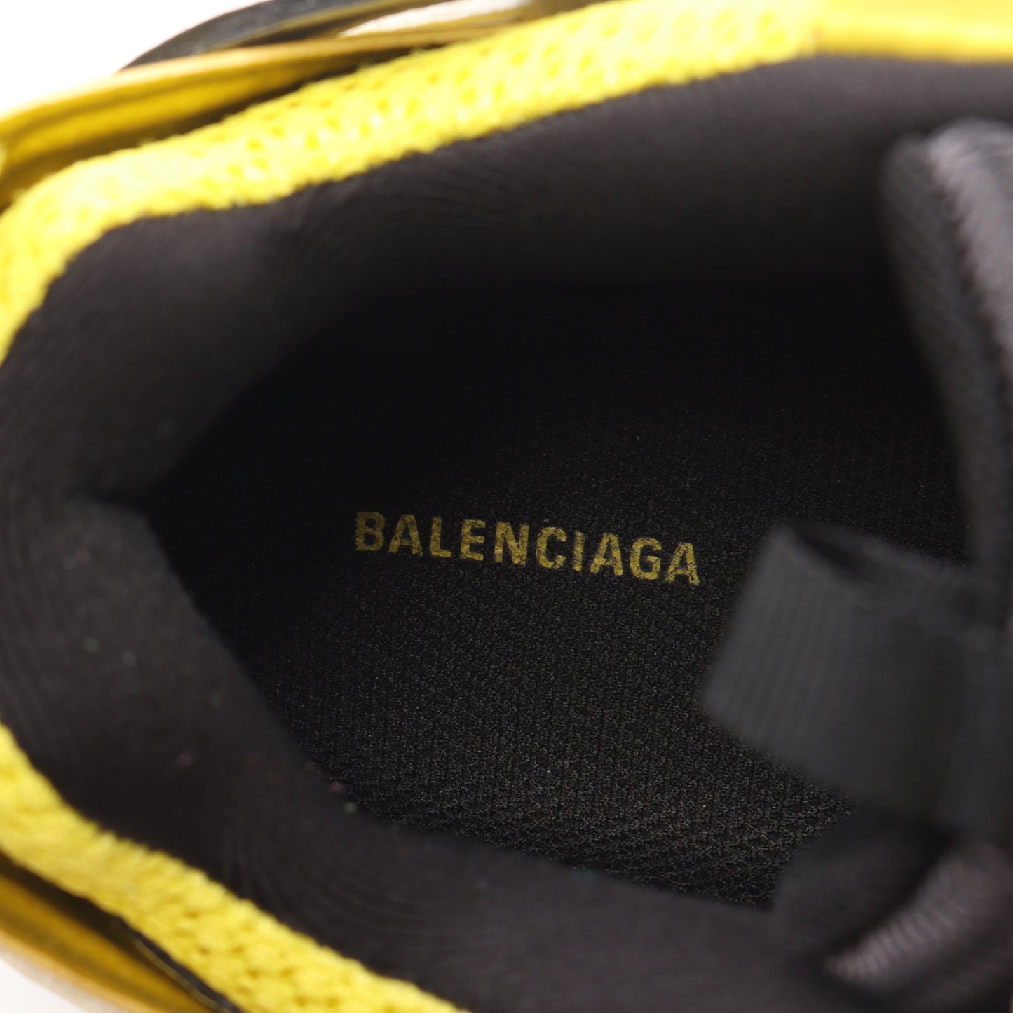 トラック トレーナー ローカットスニーカー ファブリック イエロー ブラック ホワイト バレンシアガ シューズ BALENCIAGA