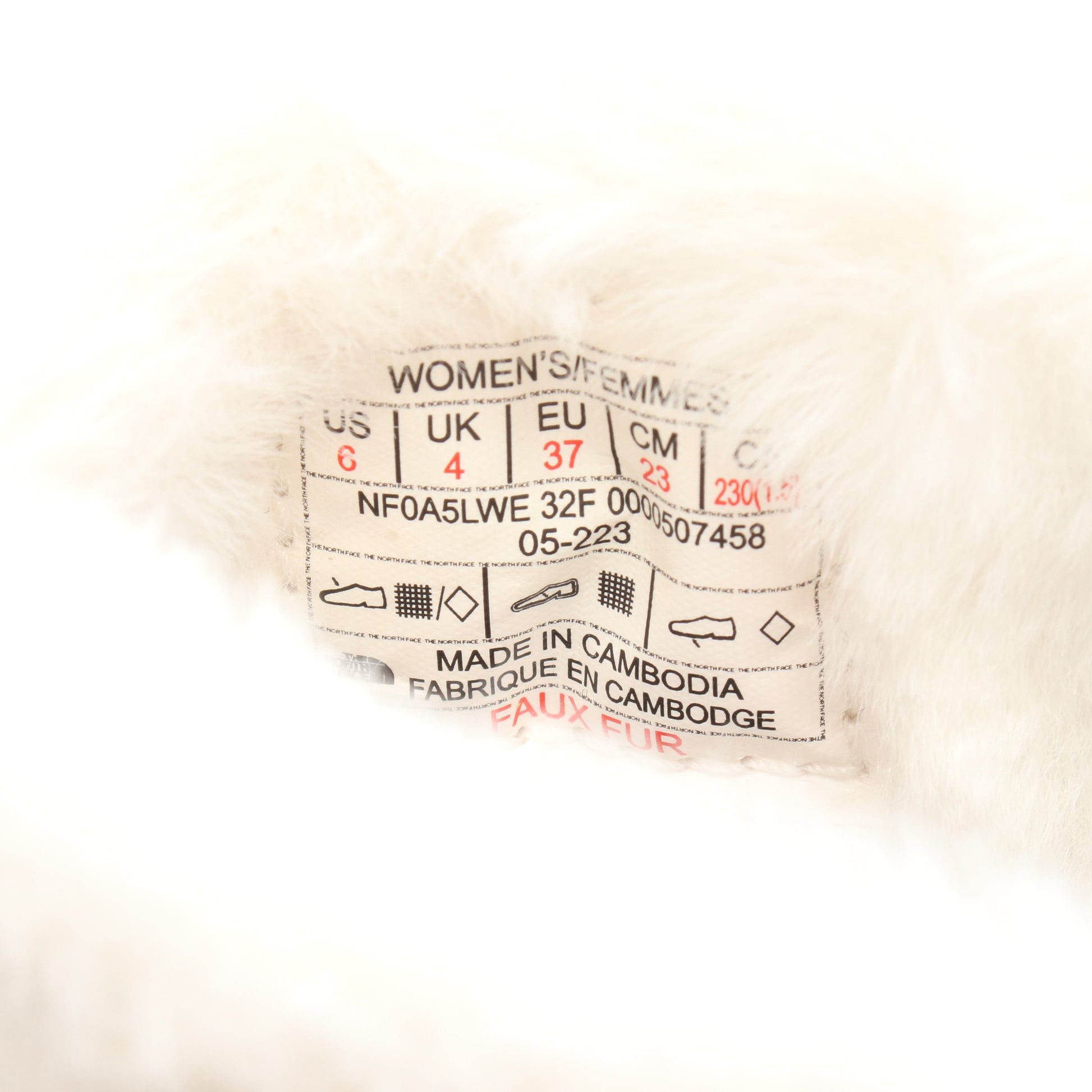 サーモボール プルオン スノー ブーツ ファブリック ホワイト ザノースフェイス シューズ THE NORTH FACE