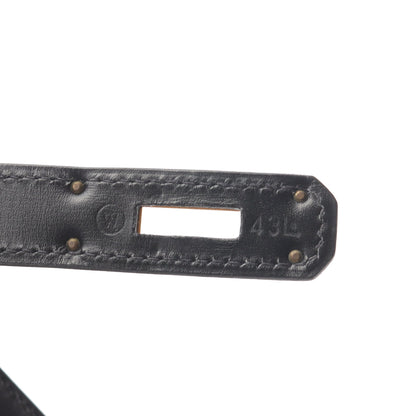 ケリー28 ハンドバッグ ボックスカーフ ブラック ゴールド金具 2WAY ○W刻印 エルメス バッグ HERMES