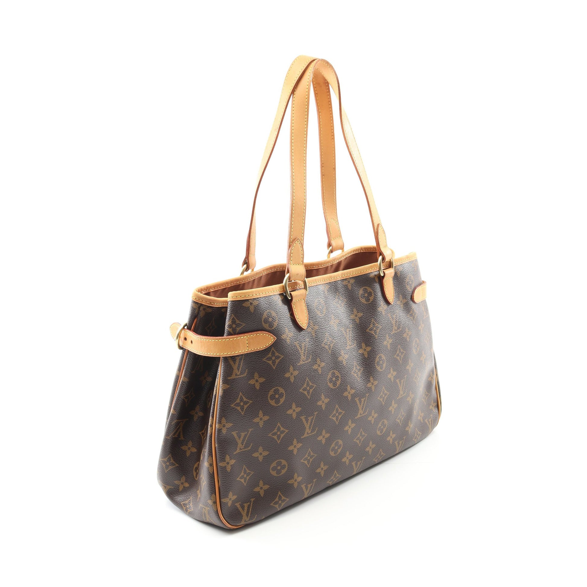 バティニョール オリゾンタル モノグラム ショルダーバッグ PVC レザー ブラウン ルイヴィトン バッグ LOUIS VUITTON