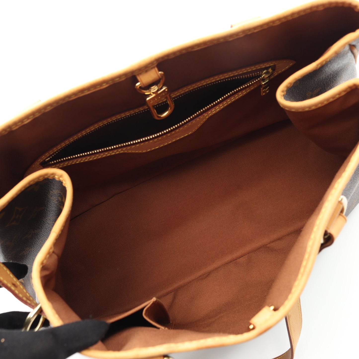 バティニョール オリゾンタル モノグラム ショルダーバッグ PVC レザー ブラウン ルイヴィトン バッグ LOUIS VUITTON