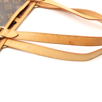 バティニョール オリゾンタル モノグラム ショルダーバッグ PVC レザー ブラウン ルイヴィトン バッグ LOUIS VUITTON